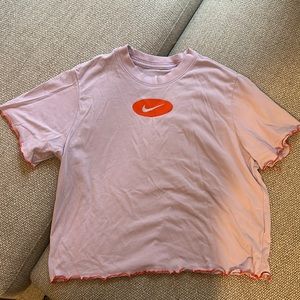 Nike Crop Drifit Boxy Tee (Girls L)
